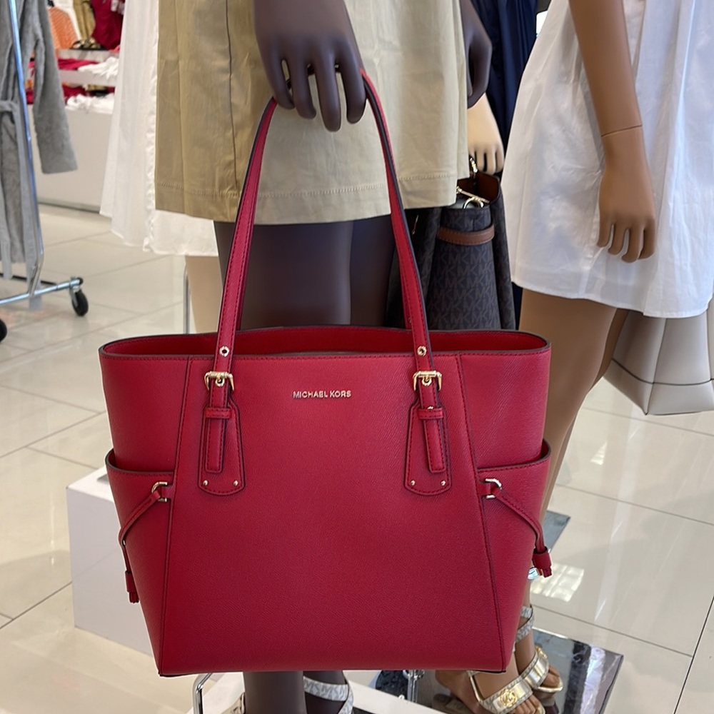 Michael Kors Voyagerl Saffiano Leather Tote - Picture 9 of 16